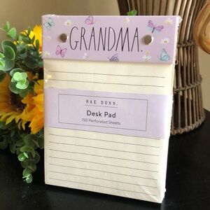 Rae Dunn GRANDMA Desk Writing Pad
